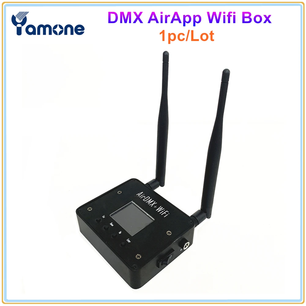 1pc/Veľa 2.4 G Bezdrôtový DMX Vysielač iOS a Android Smartphone AirApp Ovládanie Wifi Box DJ Ľahké Ovládanie Air Box