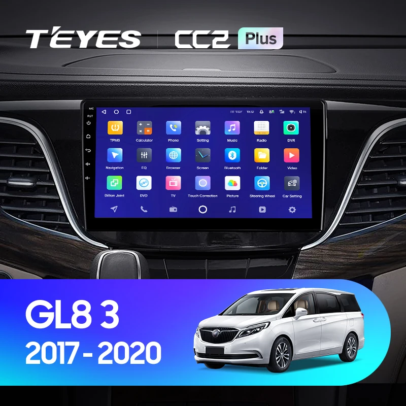 TEYES CC2L KK2 Plus Pre Buick GL8 3 2017 - 2020 Auto Rádio Multimediálny Prehrávač Videa Navigácie GPS Android Č 2din 2 din DVD