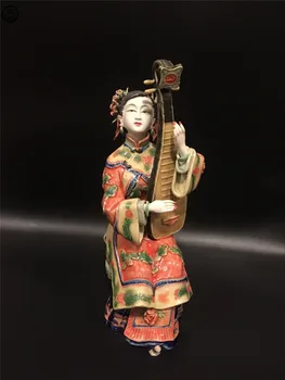 Klasická Dievča Kadencie Figúrka Krásne Ženy Socha Lady Umenie Sochárstvo Keramické Čínske Plavidlá Domova Accessorie Darček