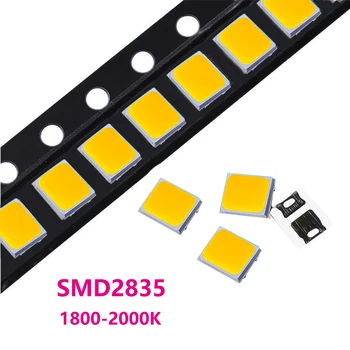 50-100ks LED COB SMD2835 Biela Čip 0,5 W 1W 3V 9V 60-65LM Ultra Svetlé Povrchová Montáž LED Svetelných Diód (led Žiarovka