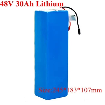 Nabíjateľná 48v 30Ah Lítium-Iónová Batéria 3,7 V 30ah Li-iónové Články s BMS pre 3000W Klince Skúter Pawer Nástroje+5A Nabíjačky