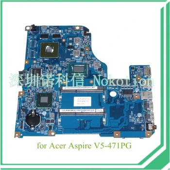 NOKOTION 48.4TU05.021 NBM5311003 NB.M5311.003 základná DOSKA Pre acer aspire V5-471 V5-471PG Notebook doske GT710M+i5-3337U CPU