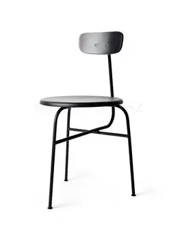 Nordic kovaného železa stoličky bez lakťovej opierky chrbta jednoduché jednu kávu reštaurácia voľný čas, outdoor čisté červené doplnky, jedálenské stoličky