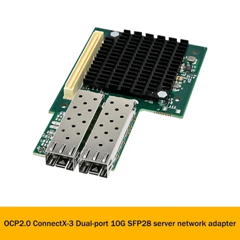 JABS SFP28 Server Fiber Network Card OCP2.0 Mellanox Connectx-3 Dual-Port 10 G SFP28 Server Sieťové Karty