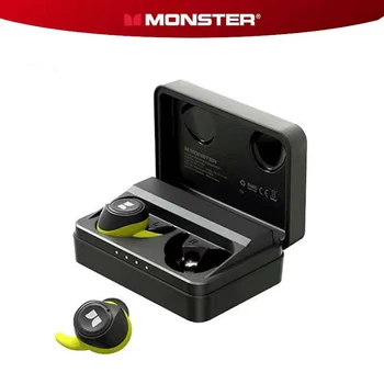 Originálne Monster Šampión TWS Bluetooth Slúchadlá In-ear Športové Hudby Herné Slúchadlá IPX8 Vodotesné Dlhá výdrž batérie, Slúchadlá