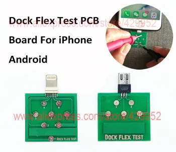 Nabíjací Dok Flex Tester Opravy Micro USB PCB Skúšobnej Doske pre iPhone Andorid Batérie Fix Nástroj