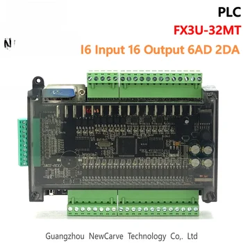 PLC Priemyselné riadiace Dosky FX3U 32MT Kompatibilný S FX1N FX2N NEWCARVE