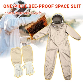 Profesionálne Celého Tela Vetranie Včelárskych Oblečenie Farmy Ochranný Odev A Ochranné Rukavice Pre Včelárske Zariadenia