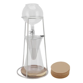 Ľadový Drip kávovar z Nerezovej Ocele Drip Veža kávovar Elegantný Dizajn pre Kaviareň