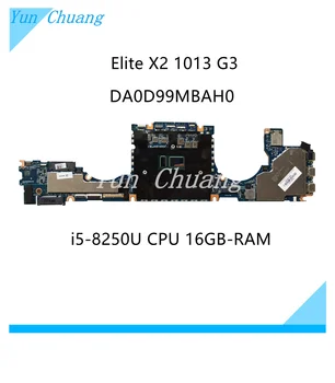 DA0D99MBAH0 L31341-601 Pre HP Elite X2 1013 G3 Notebook Doska s i5-8250U CPU 16GB 100% test ok