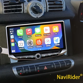 10.88 palcový Qled Obrazovke 2DIN Auto Android Auto Rádio Multimediálny Prehrávač Carplay GPS Pre Mercedes Benz, Smart Fortwo 2005 - 2011-2015