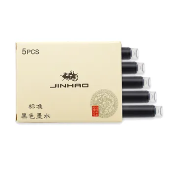 Jinhao 5 ks Color Ink Cartridge Náplň Plniace Pero Office Škole Študent Papiernictvo Atrament Dodávky