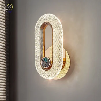 Moderné LED Nástenné Svietidlo Vnútorné Osvetlenie Pre Domácnosti, Nočné Lampy, Spálne, Obývacia Izba Dekorácie Nordic Luxusné Nástenné svietidlo