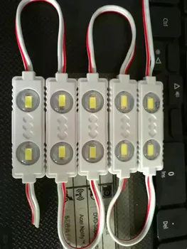 5730 SMD vodeodolné konštantného napätia LED Modul;DC12V,0,7 W;vysoké svetlé;20pcs/string;veľkosť:45*15;IP65