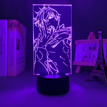 Led Svetlo Anime BL pre Spálne Dekorácie Nočného Batérie Powered Darček k Narodeninám Izba Dekor 3d Lampa Manga BL