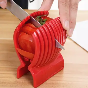 Paradajka Slicer Ergonomický Dizajn Non-slip Rez Plastové Citrón Cibuľa Ovocie Ručné Krájanie Stroj Kuchyňa Gadget Varenie Dodávky