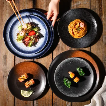Japonských jedál domácej keramický riad tvorivé steak jedál západnej jedál raňajky jedál stolový riad online celebrity .
