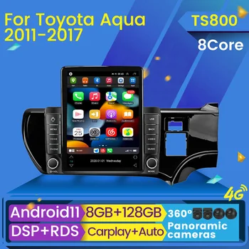 Pre Toyota Aqua 2011 - 2017 RHD Vertikálne Obrazovke Štýl autorádia DSP Auto Multimediálny Prehrávač, Android GPS Navigácie základnú Jednotku 2din