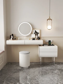 Visí luxusný toaletný stolík, spálne, moderná jednoduché krém vietor rock plechu teleskopické okno márnosť tabuľka skrinka na odkladanie vecí