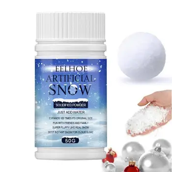 Okamžité Snehu Prášok Načechraný Umelý Sneh Prášok Pre Zimné Dekorácie Umelý Sneh Užitočné Pre Zdobenie Vianočných Stenu