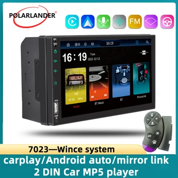 7inch 2Din MP5 Auto Stereo Auto MP5 Prehrávač, Bezdrôtové Carplay Carplay Android auto Kapacitný Displej Prehrávača Zrkadlo Odkaz