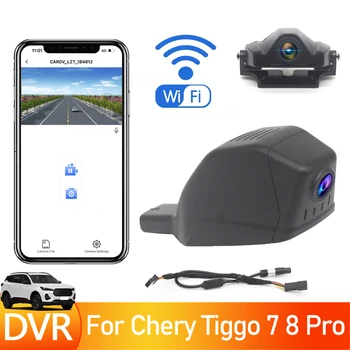 UHD 2160P Plug and Play Skrytý Auta DVR WIFI videorekordér Dash Cam Kamera Pre Chery Tiggo 7 Tiggo 8 Pro 2020 2021 2022 DashCam