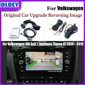 Bezdrôtové Apple CarPlay Android Auto Adaptér rozhrania Zadnej Kamery Pre Volkswagen VW Golf 7 pracovných Tiguan B7 2015 ~ 2019