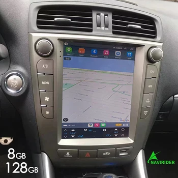 128GB Tesla Štýl Android 13 autorádia Pre Lexus JE IS250 IS300 IS350 Auto Multimediálne Video Prehrávač Auto GPS Navigácie 2005-2011