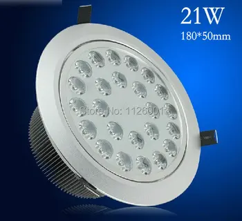21w 24w LED Downlight Zapustené Stropné svietidlo, Kolo Panel Lampa -pre Kúpeľne, Spálne, Kuchyne Osvetlenie (6000K, AC220-265v