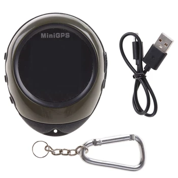 Ručný Mini GPS Tracker Navigačný Prijímač Logger Nabíjateľná Miesto Finder S Kompasom Pre Traveler Mount Sports
