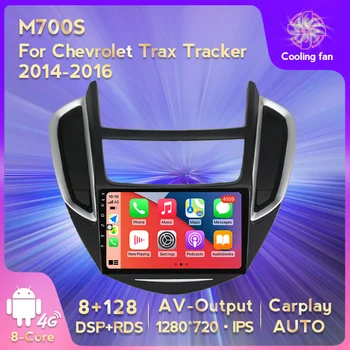 MEKEDE IPS DSP Auto Multimediálne Rádio Cassteet pre Chevrolet Trax Tracker 2014-2016 s RDS Wifi parkovacia Kamera Carplay