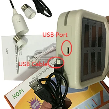 HP9800 USB Port 4500W 85V-110V-220V-265V AC 20A HP-9800Electric Power Energy Monitor LED Svetlo Tester Zásuvky Watt Meter Analyzer