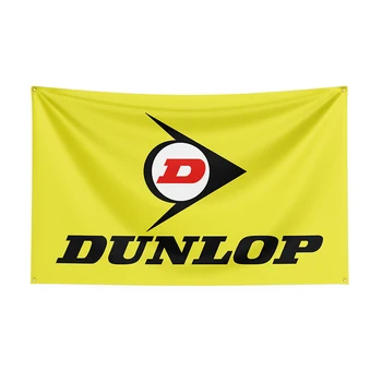 90x150cm Dunlops Vlajka Polyester Vytlačené Racing Car Banner -Flag Dekor,vlajky Dekorácie Zástavy Vlajky, Zástavy