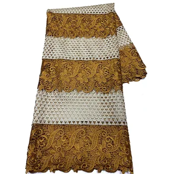 5yards afriky čipky textílie s tylu čipky nastaviť rozpustné vo Vode bavlna swiss voile čipky vysoko kvalitnej čipky pre ženy šaty 06