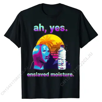 Ach Áno Zotročené Vlhkosti Dank Meme Retro 80s Vaporwave T-Shirt Mužov Spoločnosť Camisa Topy Tričko Bavlnené Tričká Bežné