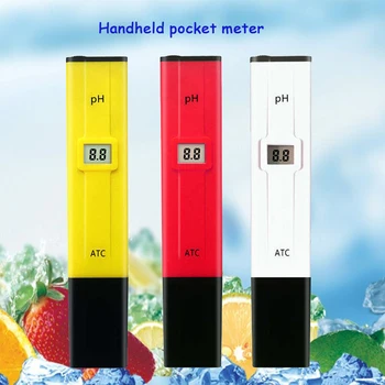 Prenosný PH Tester Pero pH Meter S akumulátorom Elektródy Meter Reader Rybník Život Vody Lab Nástroj Domácnosti Pitnou Bazén Akvária