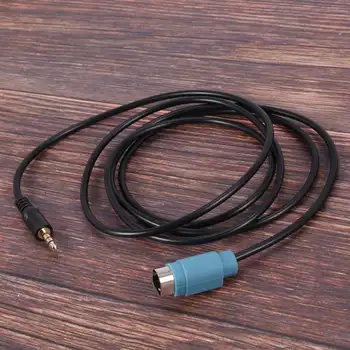 KCE-236B 3,5 mm Auto Aux Kábel Line Audio Adaptéry Mini Jack Adaptér pre ALPINE pre Telefón, MP3