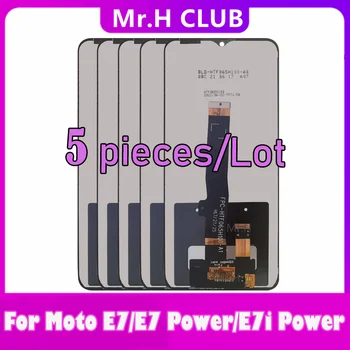Veľkoobchod 5 ks LCD Na Motorola Moto E7 XT2052 E7 Moc E7I Power LCD Displej LCD Displej Dotykový Digitalizátorom. Montáž Náhradné