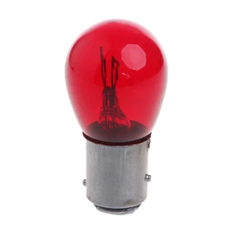 pre Dc 12V 5W Univerzálne Motocyklové koncových svetiel Amber Red LampStop Indikátor Svetla Žiarovka Motocykel Accessoreis