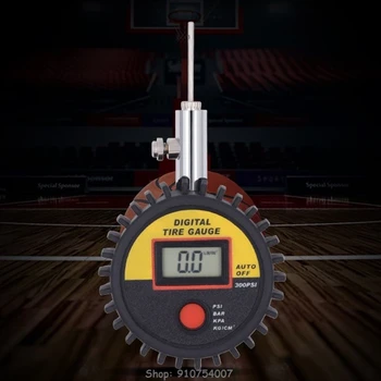 Digitálny Mini Vreckový Šport Futbal, Basketbal, Volejbal Loptu Tlakomer Tester Ukazovateľ Nástroj O30 20 Dropship