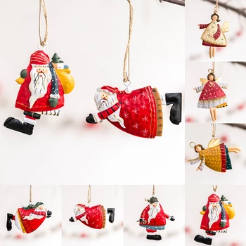 Roztomilý Anjel Ornament Prívesok Železa Remesiel Vianočné Dekorácie Malý Prívesok, Dekorácie, Doplnky, Peňaženky Mobilný Telefón Prívesok