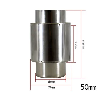 ohrievač vody výfukového potrubia adaptér príslušenstvo pre plynový ohrievač vody výfukové potrubie s priemerom 5 cm 6typ 7 cm 8 cm