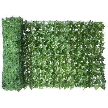 Umelý živý plot Plot Zelene Pozadie, Umelé Ivy Plot, Súkromie A Umelú Ivy Viniča Leaf Dekorácie - 118X39.4In
