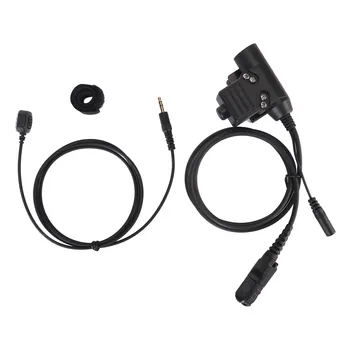 U94 PTT Adaptér Späť Clip Prenosné Walkie Talkie Headset Adapter pre Xir P6600 P6620 DP2400 MT3250