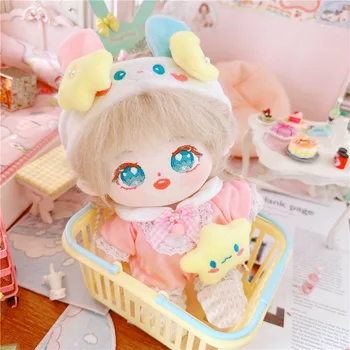 Nové 20cm IDol Bábika Anime Plyšové Star Bábiky Roztomilé Plyšové Prispôsobenie Obrázok Vysokej Kvality Star Bavlna Baby Doll Plushies Hračky