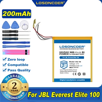 100% Originálne LOSONCOER NOVÉ 200mAh Batérie Pre JBL Everest Elite 100 Slúchadlá