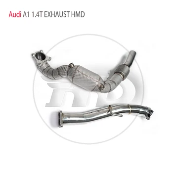 HMD Výfukový Systém, Vysoký Prietok Výkon Downpipe pre Audi A1 1.4 T Auto Príslušenstvo S katalyzátora Hlavičky