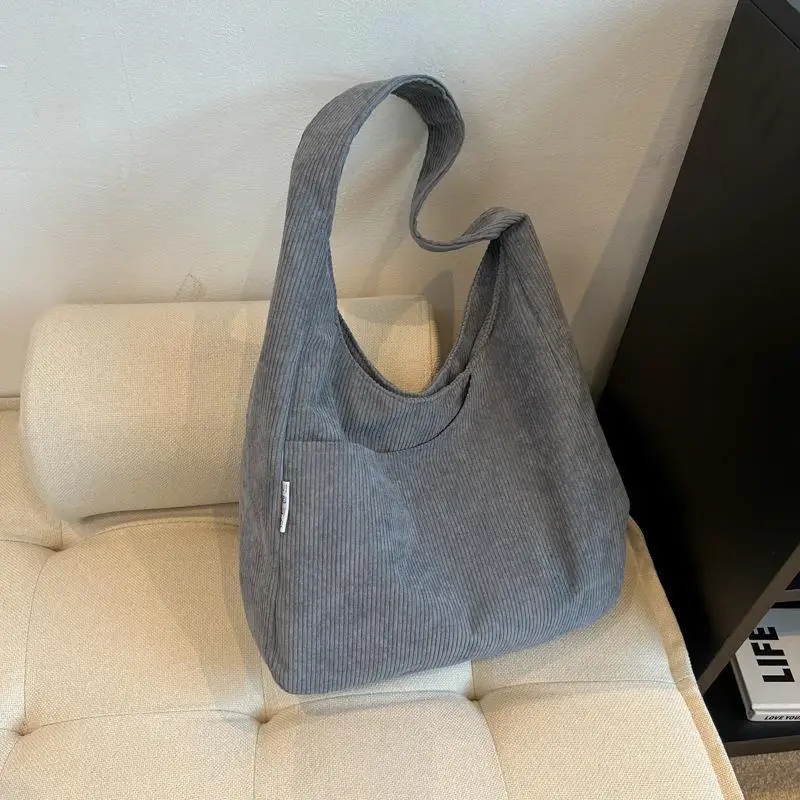 Plátno Ramenný Žien Tote Bag Menčester Jednoduché, Bežné Veľkú Kapacitu značkové Kabelky Pre Ženy Cestovanie Pevné Shopper Taška