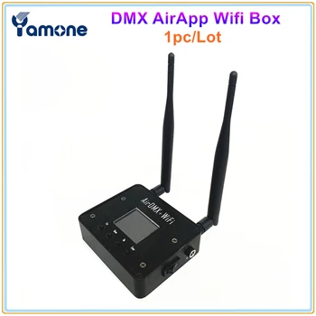 1pc/Veľa 2.4 G Bezdrôtový DMX Vysielač iOS a Android Smartphone AirApp Ovládanie Wifi Box DJ Ľahké Ovládanie Air Box
