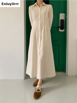Zodpovedajúce Oblečenie, Sveter Šaty Roztomilé Sladké Japonsko Dievčatá, Ženy, Elegantné Kórea Vintage Voľné Jeseň Zima Základné Biele Tričko Šaty Dlhé